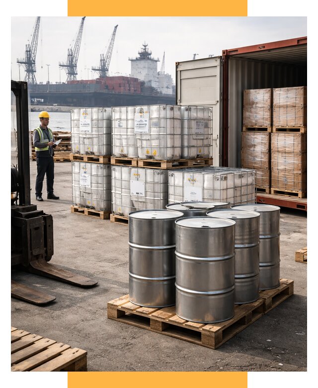 Доставка химического сырья из Индии от 253250 р. | СетСервис-Влж