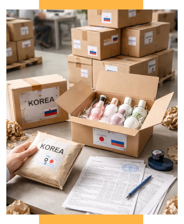 Доставка косметики из Кореи от 8611 р. под ключ | СетСервис-Влж
