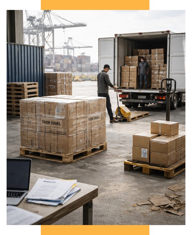 Доставка грузов из Израиля от 15195 р., логистика от СетСервис-Влж
