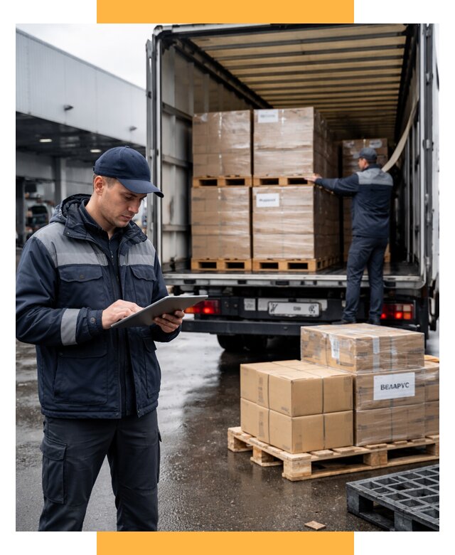 Доставка грузов из Беларуси от 15195 р. логистика СетСервис-Влж