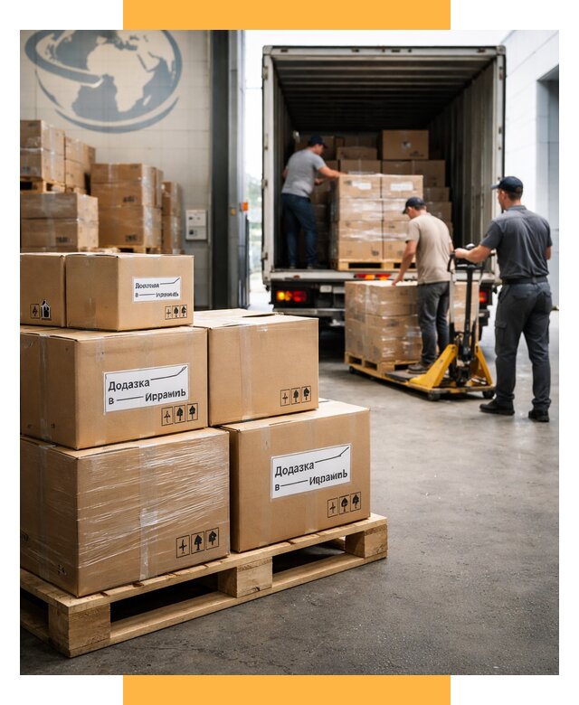 Доставка грузов в Израиль и экспорт от 45585 р. СетСервис-Влж