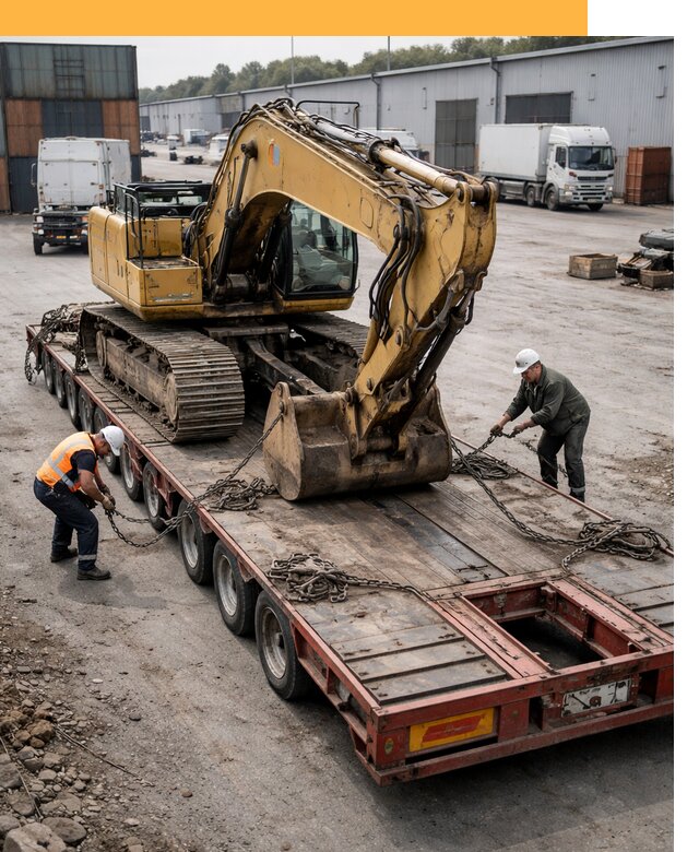 Перевозка спецтехники по России и миру от 45585 руб