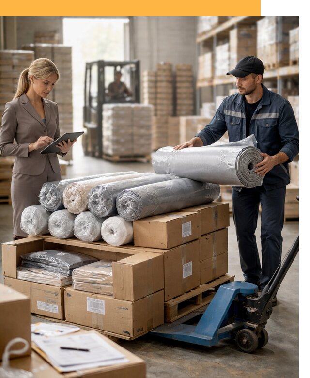 Перевозка текстиля по миру от 15195 руб. с таможней и страхованием