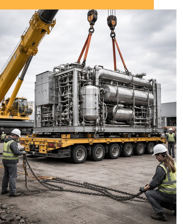 Перевозка тяжеловесных грузов по миру от 151950 руб